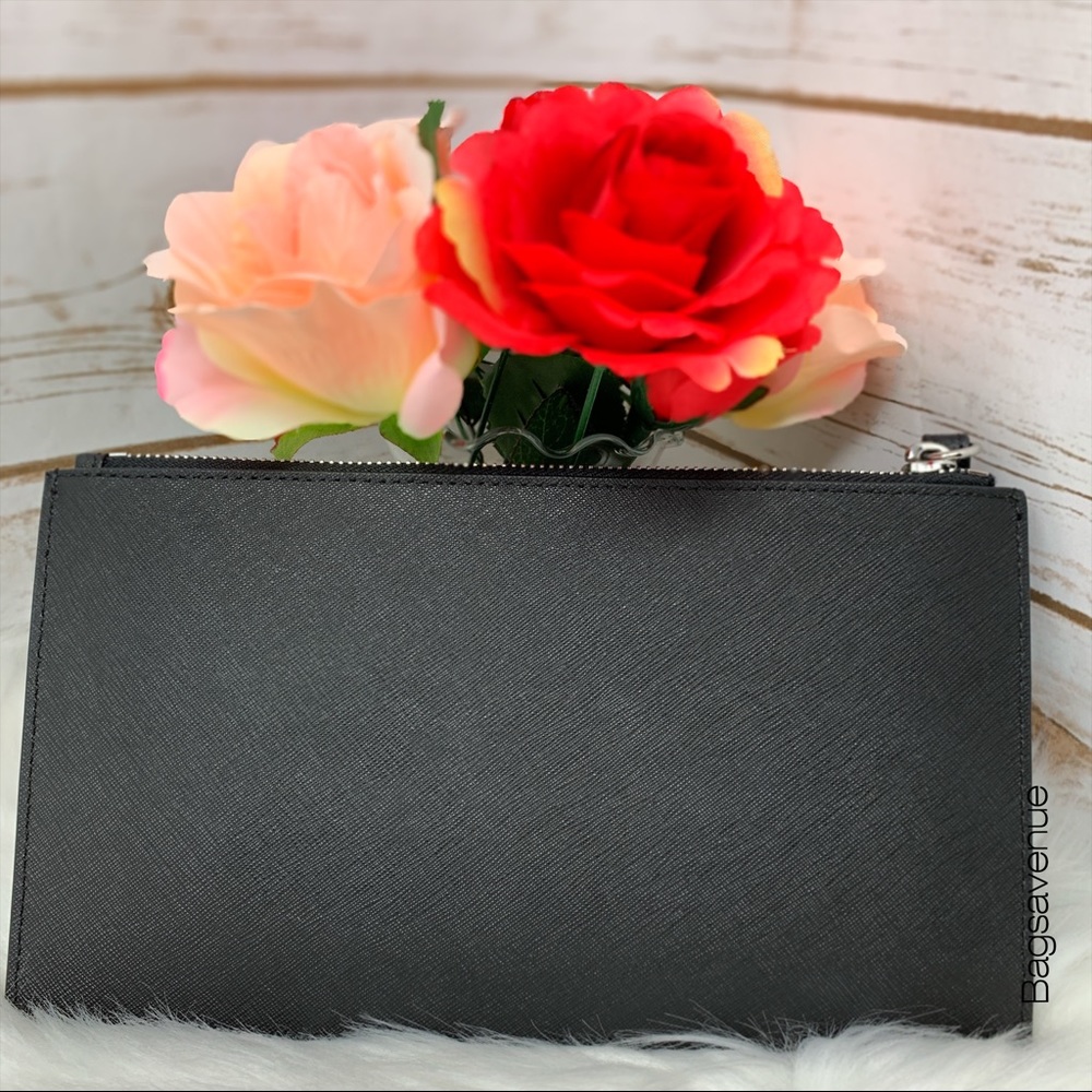 Michael Kors nouveau novelty black XL clutch motif - Picture 3 of 5